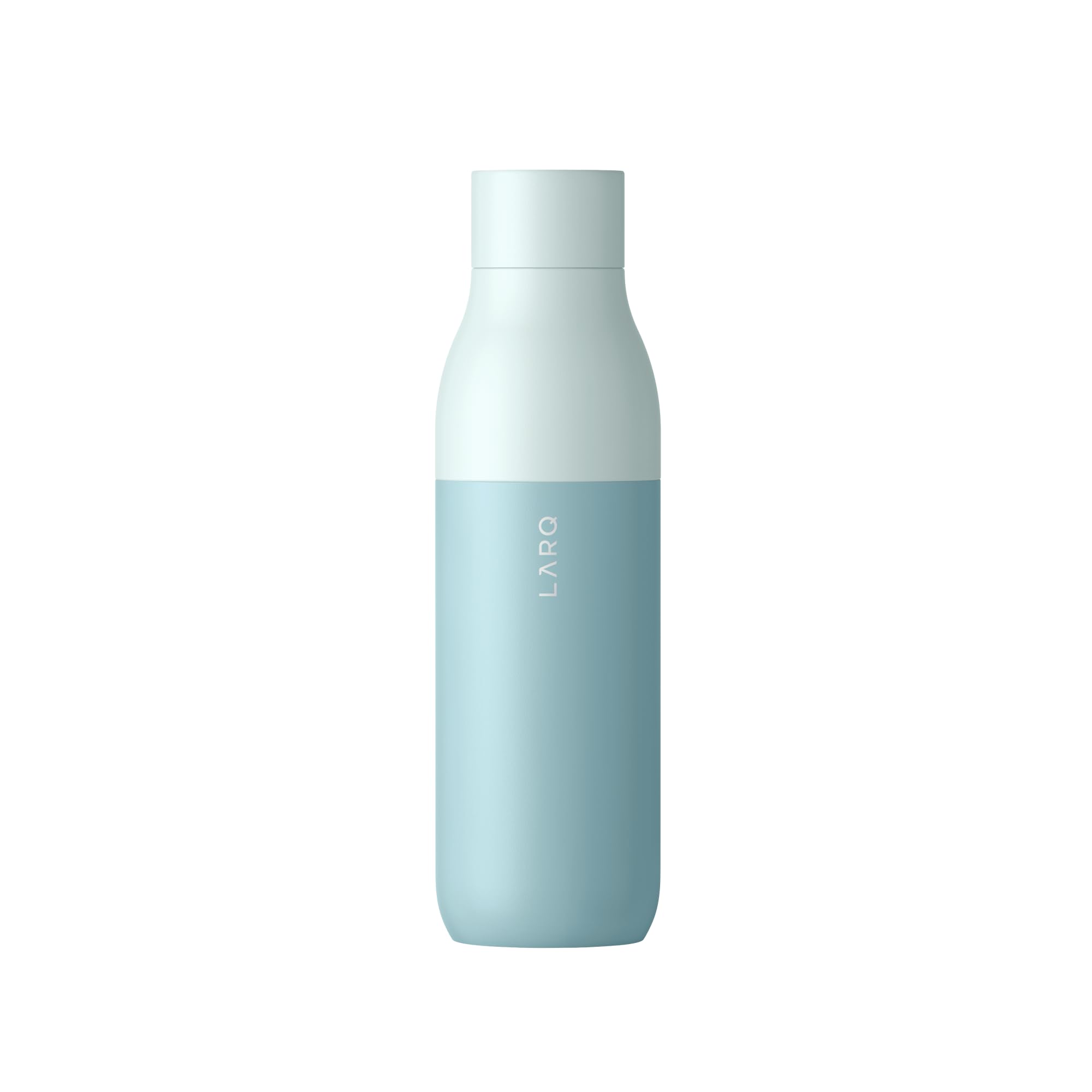 LARQ Bottle PureVis 17 oz - Self-Cleaning and Insulated Stainless Steel Water Bottle with UV Water Purifier and Award-winning Design | Reusable & Travel Friendly, Seaside Mint