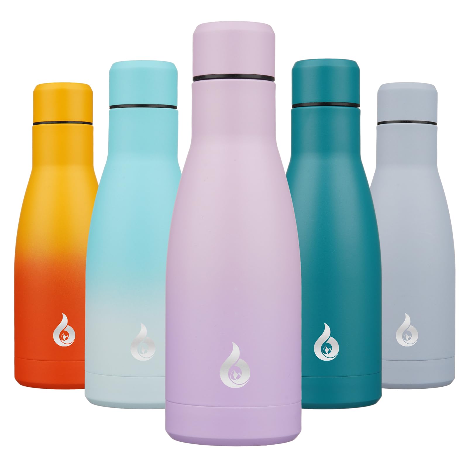 BJPKPK 25oz Insulated Stainless Steel Water Bottles Reusable Metal Travel Sports Water Bottle Keep Cold and Hot,Elegant Green