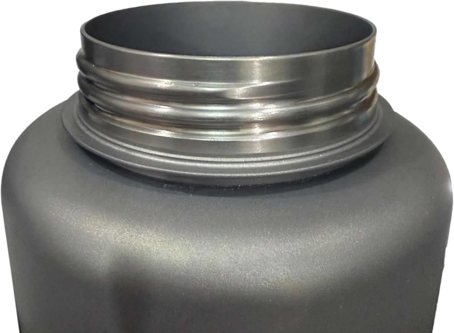 Valtcan Titanium Water Bottle EndurePro 1000ml 34oz 219 Grams Ultralight Pot Wide Mouth Sports Hiking and Camping Trail Heatable on Open Flames for Gym Workout 1.1 Quart