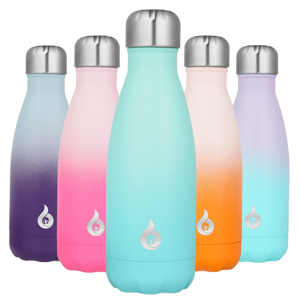 BJPKPK 25oz Insulated Stainless Steel Water Bottles Reusable Metal Travel Sports Water Bottle Keep Cold and Hot,Elegant Green