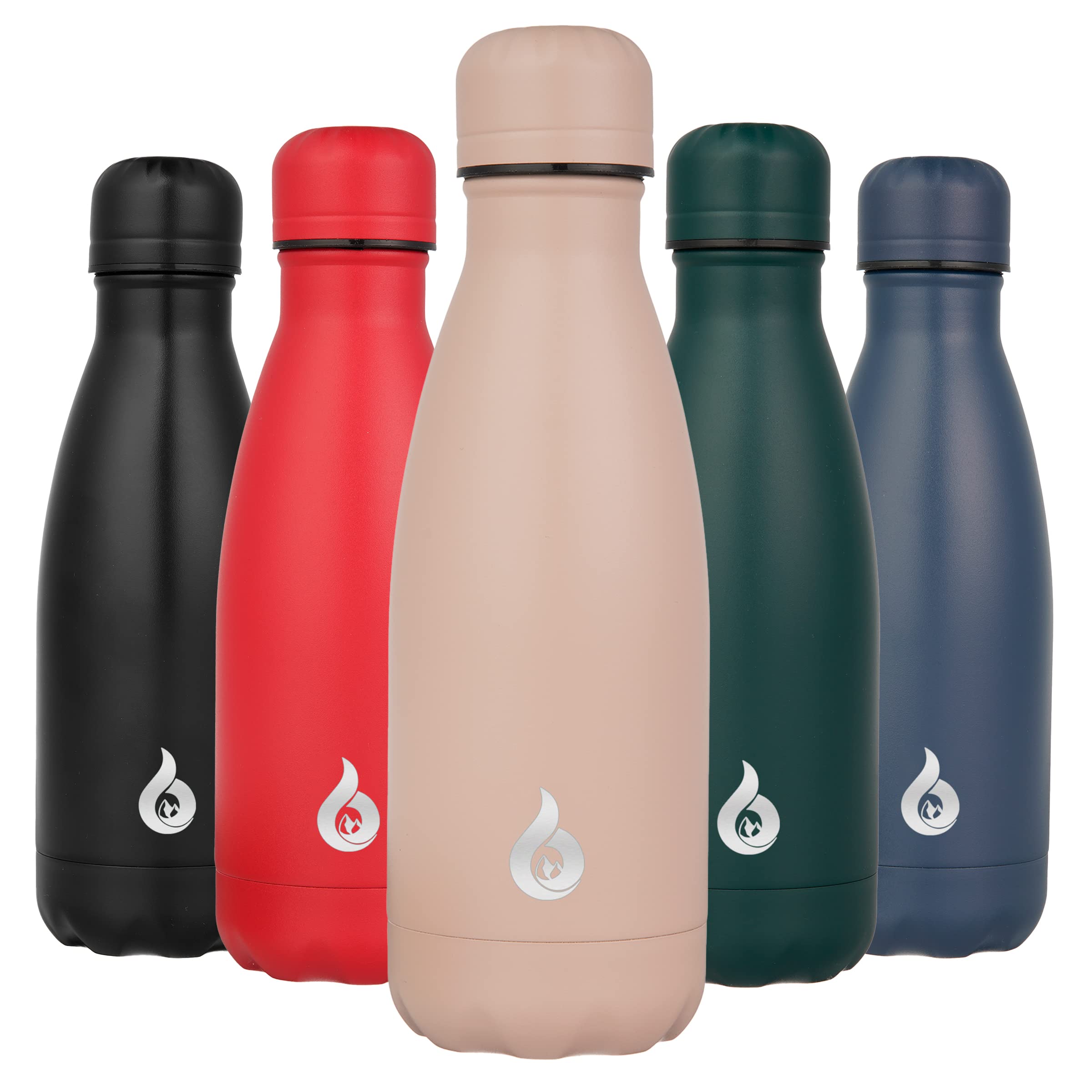 BJPKPK 25oz Insulated Stainless Steel Water Bottles Reusable Metal Travel Sports Water Bottle Keep Cold and Hot,Elegant Green