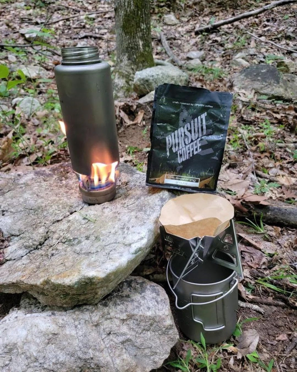 Valtcan Titanium Water Bottle EndurePro 1000ml 34oz 219 Grams Ultralight Pot Wide Mouth Sports Hiking and Camping Trail Heatable on Open Flames for Gym Workout 1.1 Quart