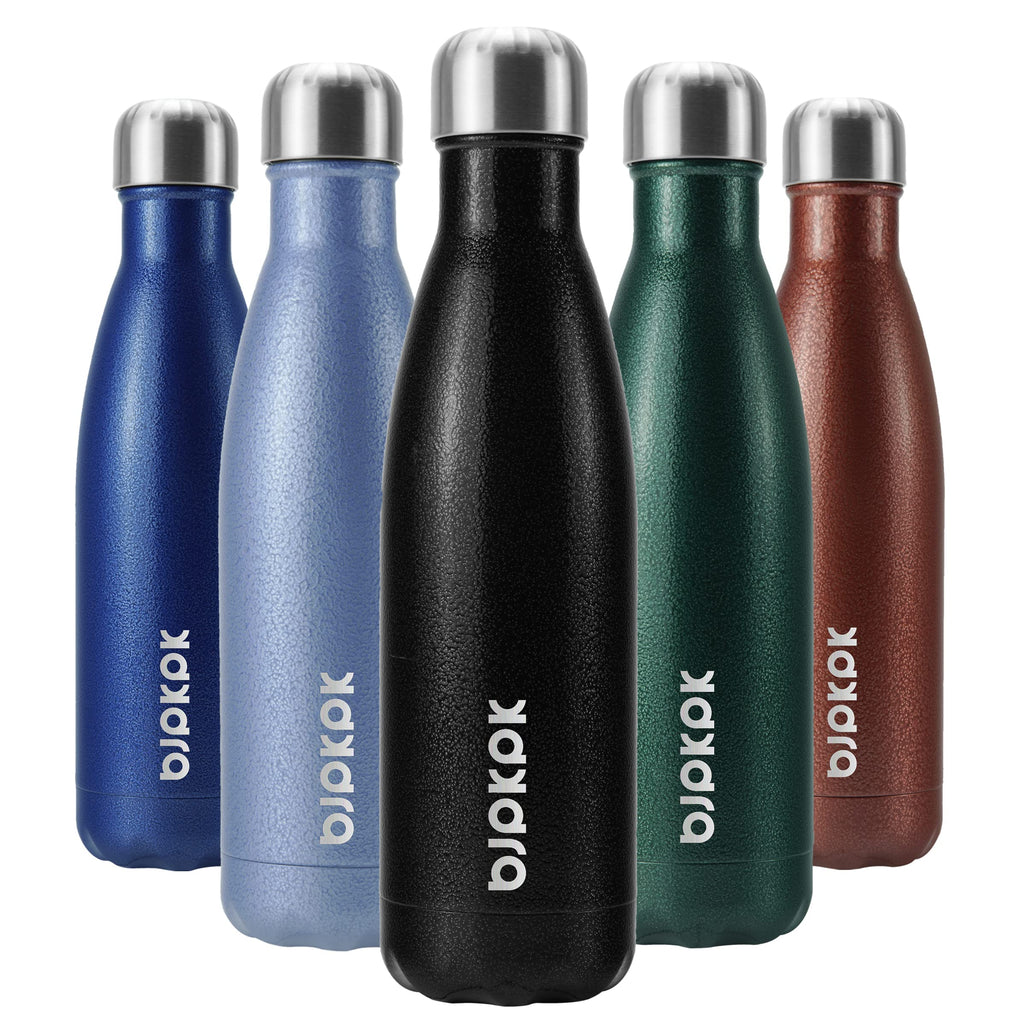 BJPKPK 25oz Insulated Stainless Steel Water Bottles Reusable Metal Travel Sports Water Bottle Keep Cold and Hot,Elegant Green
